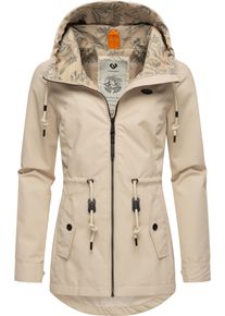 Ragwear Damen Outdoorjacke "Monadis", beige, casual, Gr. XL, Obermaterial: 100% Polyester, Innenfutter: 100% Polyester, Jacken, Leichte Damen