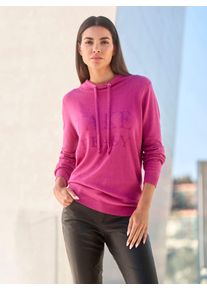 Heine Damen Strickpullover "Pullover", pink, Gr. 36, unifarben, 45% Viskose, 27% Baumwolle, 25% Polyamid, 3% Kaschmir, Pullover