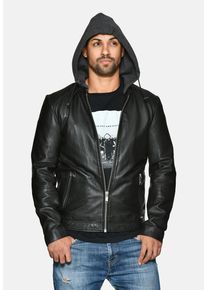 Maze Herren Lederjacke "42020525", schwarz, Gr. XL, Obermaterial: 100% Leder, Lamm / Futter: 100% Baumwolle / Ärmelfutter: 100% Polyester, Jacken