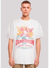 F4NT4STIC Herren T-Shirt "Stranger Things Demogorgon Poster", weiß, casual, Gr. 5XL, Obermaterial: 100% Baumwolle, Shirts, Premium Qualität