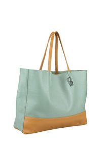 Damen Schultertasche "Linia", Collezione Alessandro, grün, Leder, Taschen, Echt Leder, Made in Italy