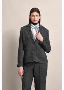 Bugatti Damen Kurzblazer, schwarz, casual, Gr. 34, unifarben, 50% Polyester, 30% Wolle, 10% Polyacryl, 5% Baumwolle, 5% sonstige Faser, Blazer, aus