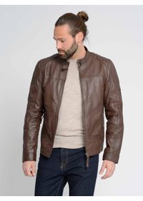Maze Herren Lederjacke "71Jack", braun, Gr. S, Obermaterial: 100% Lammleder / Futter: 100% Baumwolle / Ärmelfutter: 100% Polyester, Jacken