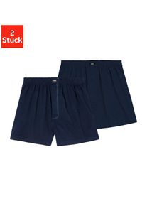 H.I.S. H.I.S Herren Weiter Boxer, Gr. S, blau, Jersey, Obermaterial: 95% Baumwolle, 5% Elasthan, unifarben, Unterhosen, aus weicher Single Jersey Ware
