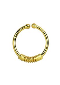 Adelia´s ADELIA ́S Damen Nasenpiercing "Piercing Nasenpiercing", gold, modisch, Silber 925 (Sterlingsilber), Piercings, Klemmring aus 925 Silber 18kt.