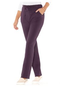 Classic Basics Damen Jerseyhose, lila, Gr. 26, unifarben, 100% Baumwolle, Hosen