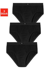H.I.S. H.I.S Herren Slip, Gr. S, schwarz, Jersey, Obermaterial: 95% Baumwolle, 5% Elasthan, unifarben, Unterhosen, ohne Seitennaht