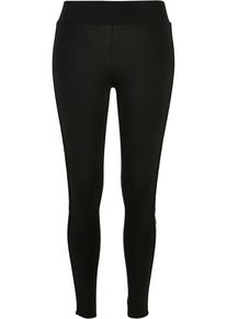 Karl Kani Damen Leggings "Karl Kani Damen KKWQ32061BLK KK Signature Tape Leggings", schwarz, Gr. XS, unifarben, 95% Baumwolle, 5% Elasthan, Hosen