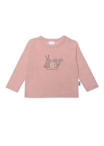 Liliput Jungen Langarmshirt "Friends forever", rosa, Gr. 86, bedruckt, 100% Baumwolle, Shirts, aus weichem Baumwoll-Material