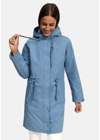 Marikoo Damen Outdoorjacke "Megumii", blau, Gr. 4XL, Obermaterial: 100% Polyester; Innenmaterial: 100% Polyester; Futter & Wattierung: 100%