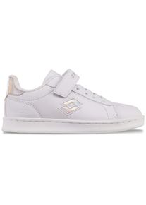 Lotto Kinder Sneaker, Gr. 28, weiß, Synthetik, clean, sportlich, Schuhe, - in kinderfußgerechter Passform