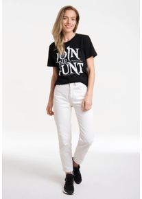 logoshirt Damen T-Shirt "Supernatural - Join The Hunt", schwarz, casual, Gr. S, bedruckt, 100% Baumwolle, Shirts, mit lizenziertem Print