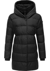 Ragwear Damen Kurzmantel "Niara", schwarz, modisch, Gr. XXL, Außenmaterial: 100% Polyester, Innenfutter: 100% Polyester, Wattierung: 100% Polyester,