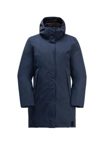 Jack Wolfskin Damen Funktionsmantel "SALIER COAT", blau, Gr. XS, Obermaterial: 100% Polyester; Kontrast: 75% Polyamid, 25% Elastan; Futter: 100%