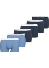 Tom Tailor Herren Boxershorts, Gr. 5, bunt, Single Jersey, Obermaterial: 95% Baumwolle, 5% Elasthan, unifarben, Unterhosen, mit coolem Logobund