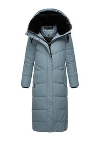 Navahoo Damen Steppmantel "Hingucker XIV", blau, modisch, Gr. M, Obermaterial: 100% Polyester, Futter: 100% Polyester, Wattierung: 100% Polyester,