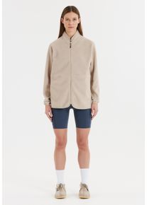 SOS Damen Fleecejacke "Triglav", beige, casual, Gr. XS, unifarben, 100% Polyester, Jacken, mit atmungsaktiver Funktion