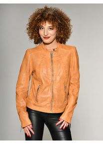 Maze Damen Lederjacke "Grenada", braun, Gr. XL, Obermaterial: 100% Lammleder / Futter: 100% Polyester, Jacken