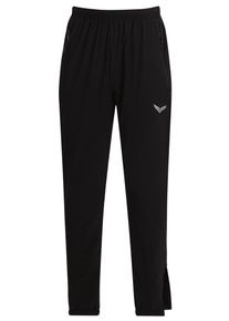 TRIGEMA Damen Jerseyhose "TRIGEMA Freizeithose mit Bein-Reißverschluss", schwarz, Basic, Gr. S, 74% Nylon, 26% Elastan, Hosen