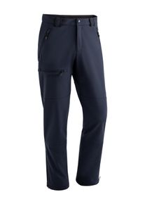 Maier Sports Herren Softshellhose "Adakit M", blau, Gr. 56, Vorderseite: 92% Polyester, 8% Elasthan / Rückseite: 100% Polyester, Hosen, Herren