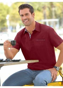 Marco Donati Herren Poloshirt "Kurzarm-Shirt", rot, Gr. 44, unifarben, 100% Baumwolle, Shirts