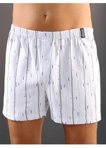 Herren Boxershorts, Gr. 6, weiß, 100% Baumwolle, Unterhosen