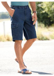Catamaran Herren Jeansbermudas, blau, Gr. 48, unifarben, 99% Baumwolle, 1% Elasthan, Jeans