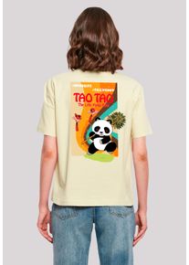 F4NT4STIC Damen T-Shirt "Tao Tao Heroes of Childhood", gelb, casual, Gr. M, Obermaterial: 100% Baumwolle, Shirts, Nostalgie, Retro Print, Kinderserie