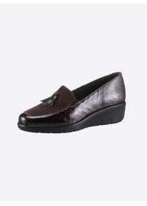 CLASSIC Damen Slipper, Gr. 40, schwarz, Veloursleder, Nubukleder, feminin, Schuhe