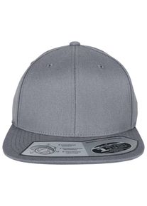 Flexfit Damen Flex Cap "Flexfit Unisex 110 Fitted Snapback", grau, casual, unifarben, 83% Polyacryl, 15% Wolle, 2% Elasthan, Caps