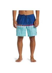 Boardshorts Quiksilver "EVERYDAY WORDBLOCK VOLLEY 17" Gr. M, N-Gr, blau (monaco blau) Herren Hosen