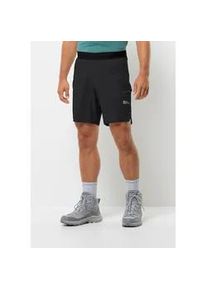 Shorts Jack Wolfskin "PRELIGHT CHILL SHORTS M" Gr. L (52), Normalgrößen, schwarz Herren Hosen