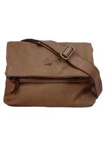 Umhängetasche Samantha Look Gr. B/H/T: 30cm x 22cm x 9cm onesize, braun (cognac) Damen Taschen echt Leder, Made in Italy