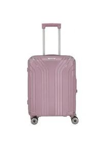 Hartschalen-Trolley Travelite "ELVAA S" Gr. B/H/T: 40cm x 55cm x 20cm 41 l, rosa (rosé) Koffer Handgepäck-Koffer Reisegepäck Hartschallenkoffer Reisekoffer