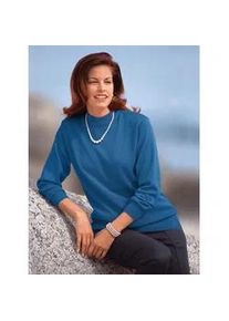 Classic Dog Stehkragenpullover CLASSIC "Pullover" Gr. 42, blau (kobaltblau) Damen Pullover