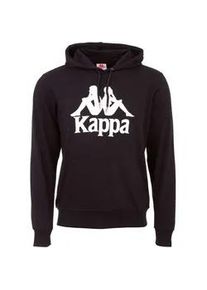 Kapuzensweatshirt Kappa Gr. XL (56/58), schwarz (caviar) Herren Sweatshirts - in kuscheliger Sweat-Qualität