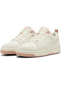 Sneaker Puma "Rebound v6 Low Coquette Sneakers Damen" Gr. 42, bunt (alpine snow deeva peach weiß pink) Schuhe