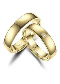 Trauring MARRYA "Titan Ringe Trauringe Eheringe Partnerringe" Fingerringe Gr. 62, Titan, goldfarben (damen ring, gold) Damen