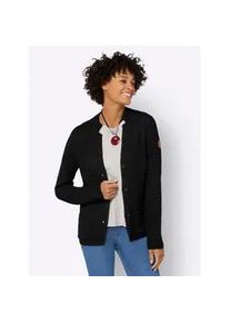 Strickjacke Casual Looks Gr. 44, schwarz Damen Strickjacken