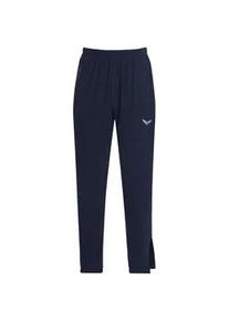 Jerseyhose TRIGEMA "TRIGEMA Freizeithose mit Bein-Reißverschluss" Gr. XL, US-Größen, blau (navy) Damen Hosen