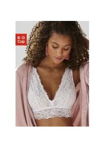 Soft-BH Nuance Gr. 80, Cup C, weiß Damen BHs in langer Form, ohne Bügel, sexy Dessous