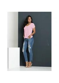 WITT V-Shirt CASUAL LOOKS "Shirt" Gr. 54, rosa (hellrosé) Damen Shirts