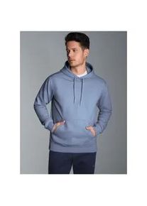 Kapuzensweatshirt TRIGEMA "TRIGEMA Hoodie aus Sweatqualität" Gr. XXL, blau (pearl-blue) Herren Sweatshirts