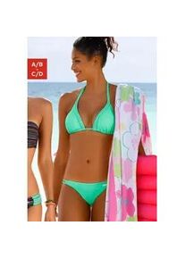 Triangel-Bikini Buffalo Gr. 36, Cup C/D, grün (mint) Damen Bikini-Sets mit geflochtenen Details