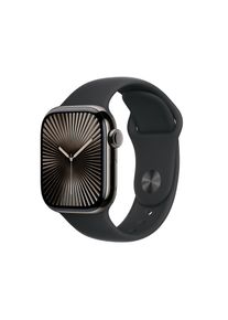 Apple Watch S10 Titan Schiefer Cellular 46mm (Sportarmband schwarz) S/M MWYD3QF/A