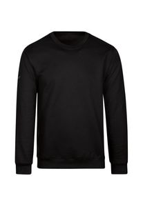 TRIGEMA Damen Sweatshirt "TRIGEMA Sweatshirt", schwarz, Basic, Gr. M, 70% Baumwolle, 30% Polyester, Sweatshirts