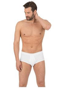 TRIGEMA Herren Slip "TRIGEMA Slip Feinripp im Doppelpack", Gr. 5, weiß, 100% Baumwolle (Bio-Baumwolle kbA), Unterhosen