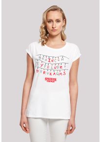 F4NT4STIC Damen T-Shirt "Stranger Things In Your Dreams", weiß, casual, Gr. XL, Obermaterial: 100% Baumwolle, Shirts, Premium Qualität