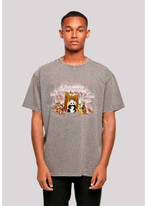 F4NT4STIC Herren T-Shirt "Heroes of Childhood Tao Tao Childhood Memories", grau, casual, Gr. S, Obermaterial: 100% Baumwolle, Shirts, Retro, Heroes