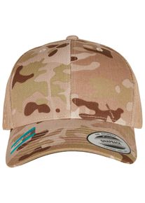 Flexfit Damen Flex Cap "Flexfit Unisex Retro Trucker Multicam", braun, casual, 98% Baumwolle, 2% Elasthan, Caps